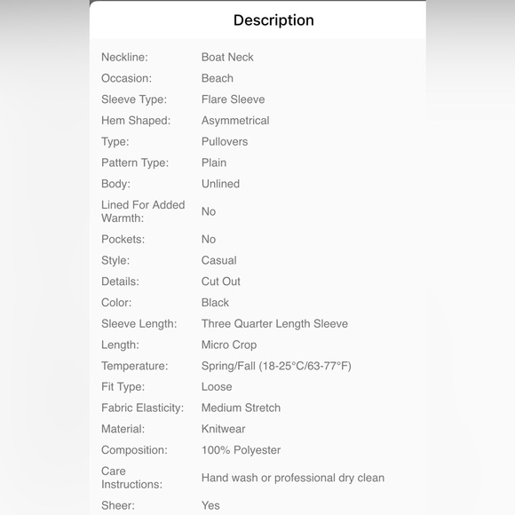 Cream Open-Knit Shrug Sweater - Picture 10 of 10